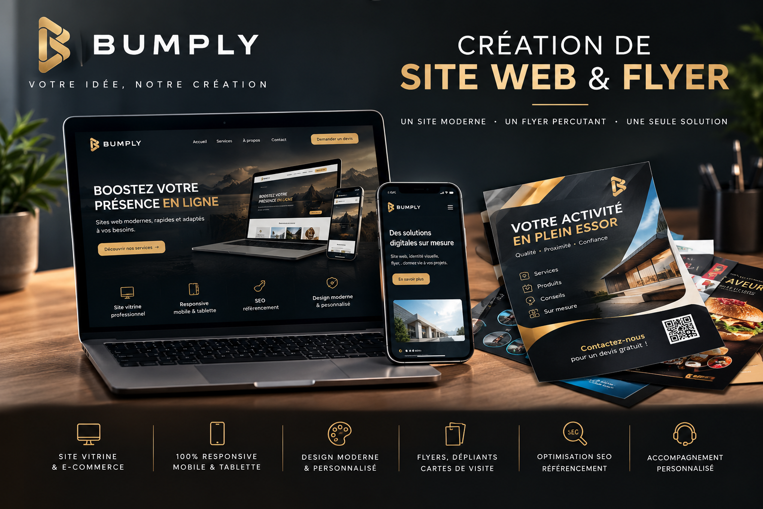 Création site web et flyer
